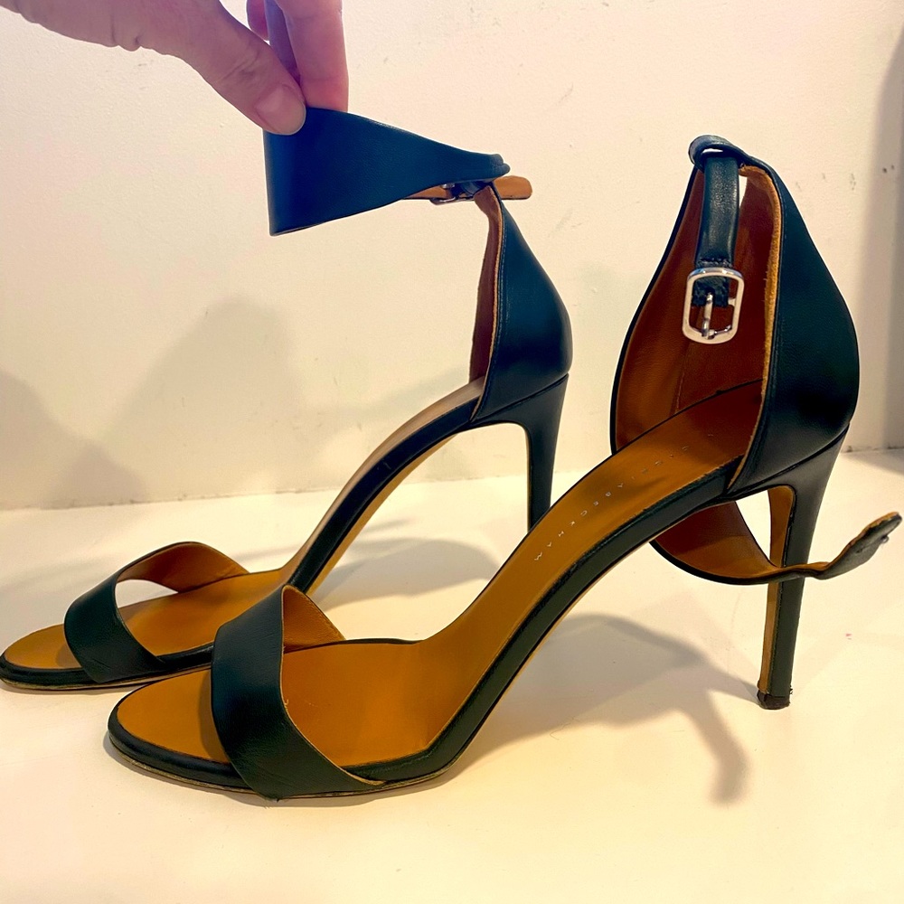 Victoria Beckham Stiletto Heels in deep green